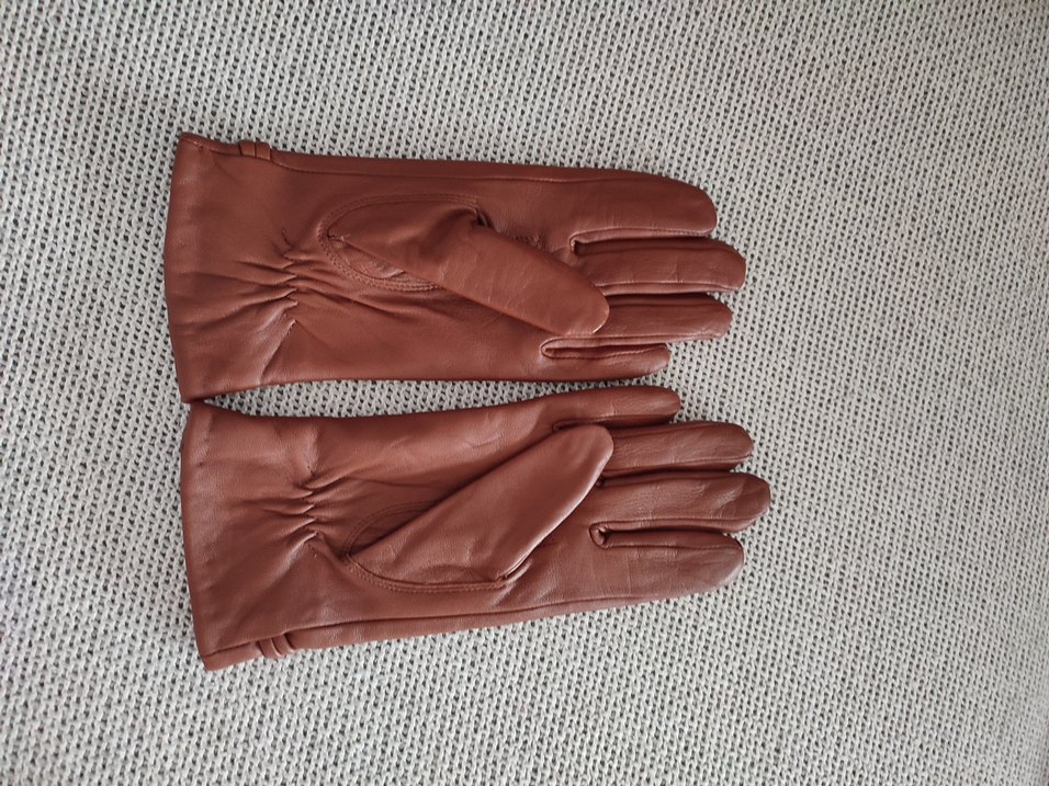 Gerçek Deri Kadın Eldiven - Görsel 4