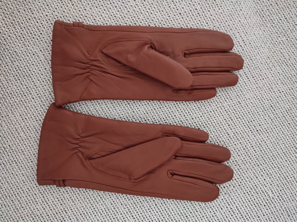 Gerçek Deri Kadın Eldiven - Görsel 2