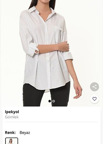 İpekyol etiketli gömlek 