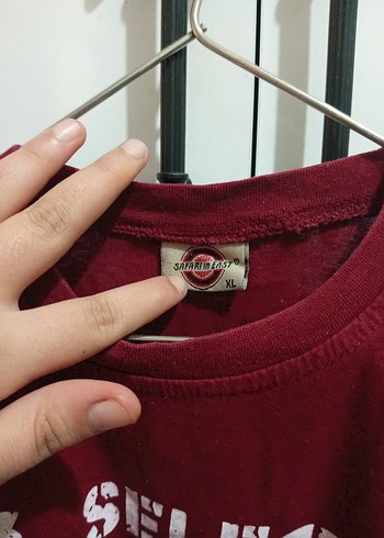 Kırmızı Baskılı Erkek Tişört - Görsel 2