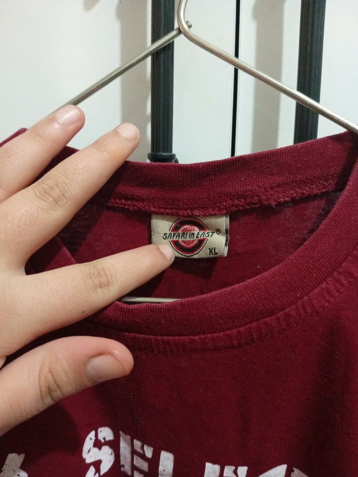 Kırmızı Baskılı Erkek Tişört - Görsel 2