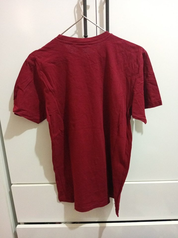 Kırmızı Baskılı Erkek Tişört - Görsel 3