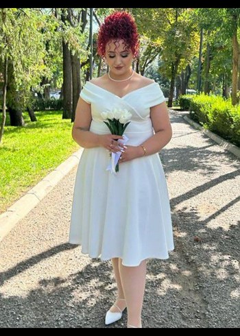 Beyaz Nikah Elbisesi/ Beyaz Abiye Elbise