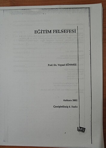 Beden Eğitim Felsefesi Veysel Sönmez