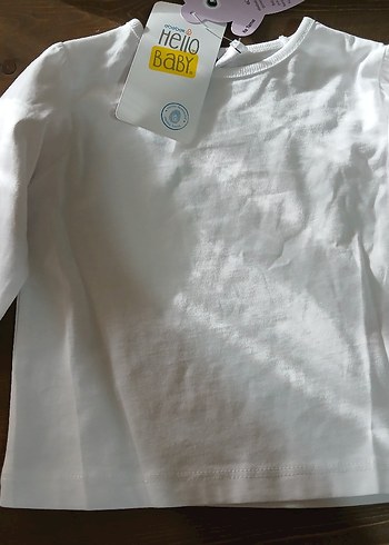 Beyaz Uzun Kollu Çocuk Body - Görsel 2