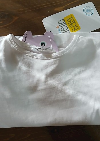 Beyaz Uzun Kollu Çocuk Body - Görsel 6