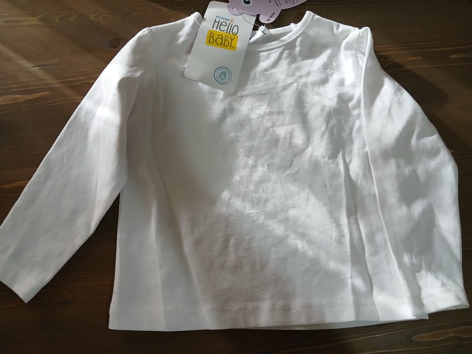 Beyaz Uzun Kollu Çocuk Body - Görsel 2