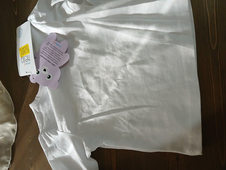 Beyaz Uzun Kollu Çocuk Body - Görsel 4