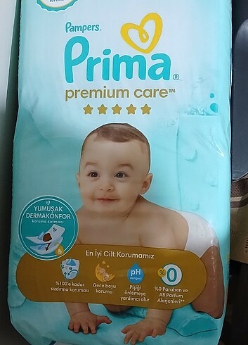3 Beden: 4-9 kg Beden Renk Prima bebek bezi