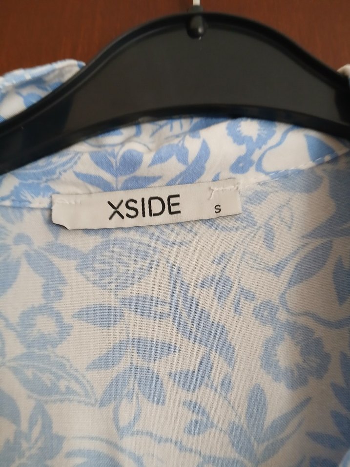 Çiçekli Kadın Uzun Gömlek Elbise - Görsel 3