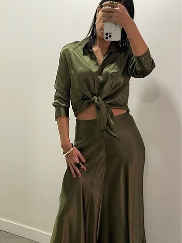 Zara Saten Elbise