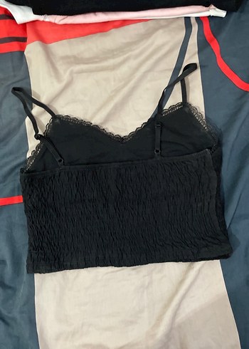 Mavi Jeans Siyah Dantel Detaylı Gotik Midi Bralet
