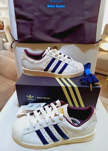 Adidas Adidas WB süperstar orjinal sıfır kutulu üründür Walles Bonner
