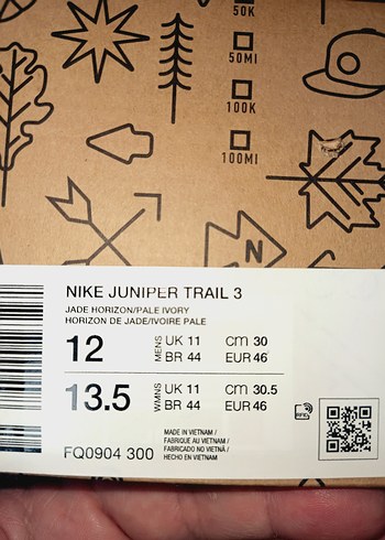 Nike juniper trail 3 Orjinal kutusunda sıfır gibi üründür 46 no - Görsel 8