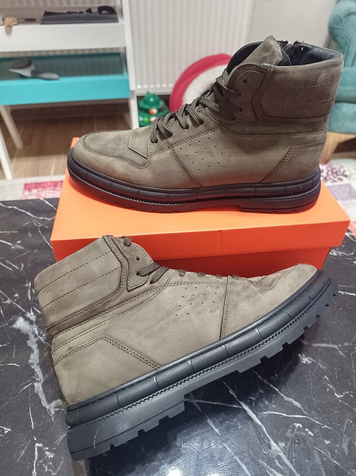 Greyder Orjinal sıfır hakiki deri bottur - Görsel 3