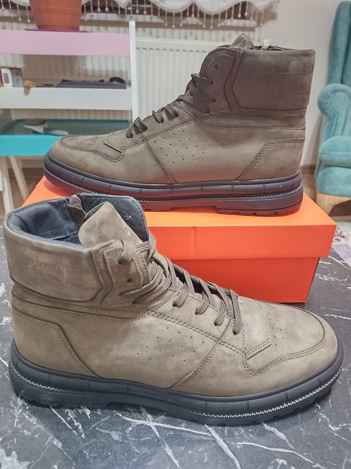 Greyder Orjinal sıfır hakiki deri bottur - Görsel 5