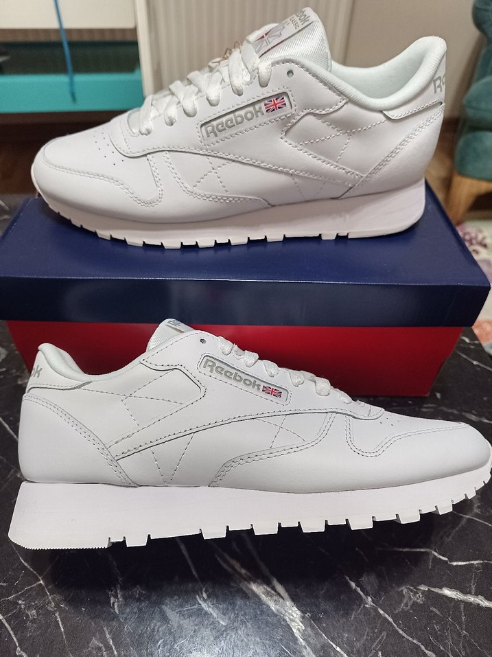 Reebok classic Leather Orjinal sıfır kutulu ürün - Görsel 4