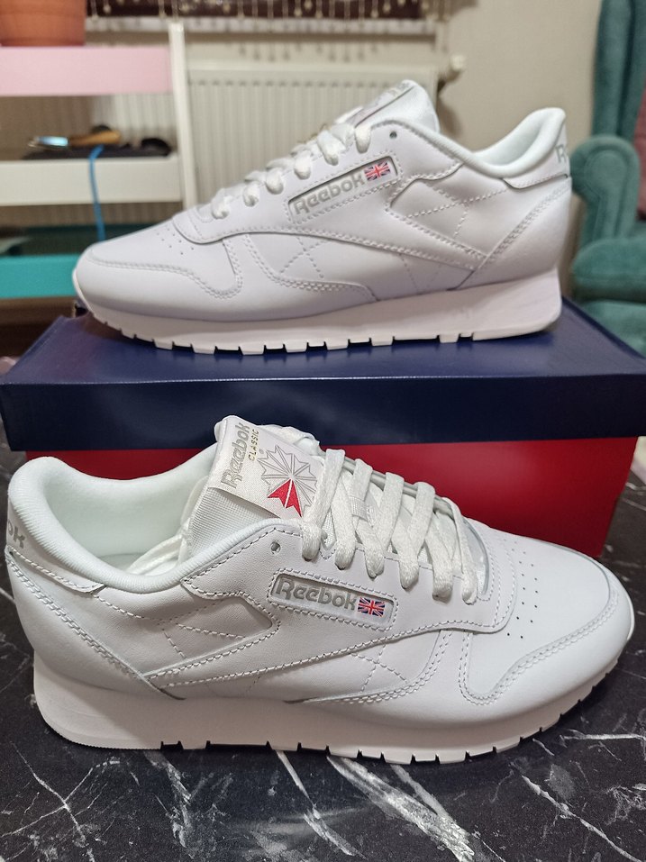 Reebok classic Leather Orjinal sıfır kutulu ürün - Görsel 3
