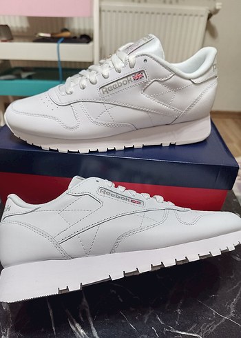 Reebok classic Leather Orjinal sıfır kutulu ürün - Görsel 6