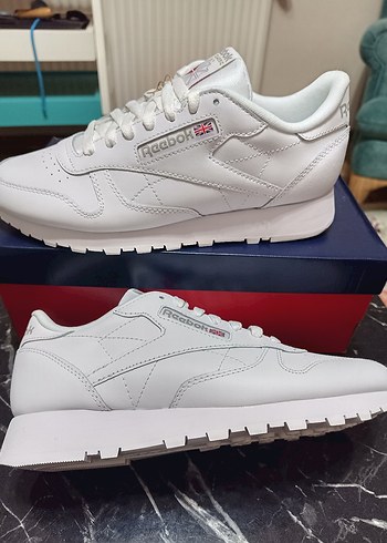 Reebok classic Leather Orjinal sıfır kutulu ürün - Görsel 5
