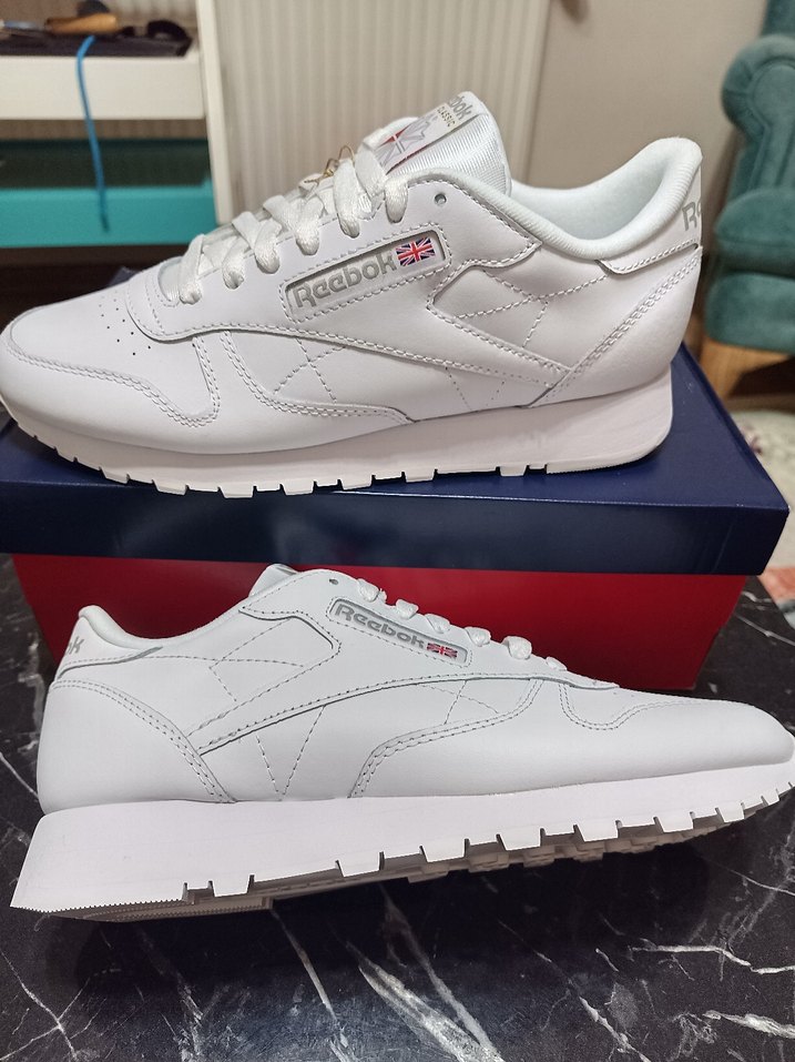 Reebok classic Leather Orjinal sıfır kutulu ürün - Görsel 5