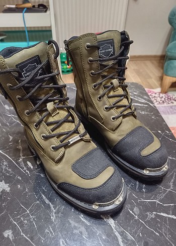 Harley Davidson Orjinal sığır derisi bottur - Görsel 4