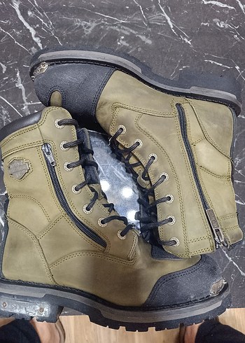 Harley Davidson Orjinal sığır derisi bottur - Görsel 3