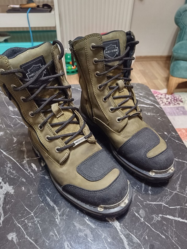 Harley Davidson Orjinal sığır derisi bottur - Görsel 4