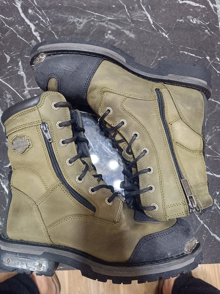 Harley Davidson Orjinal sığır derisi bottur - Görsel 3