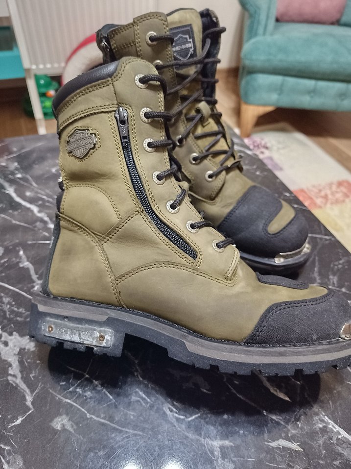 Harley Davidson Orjinal sığır derisi bottur - Görsel 2