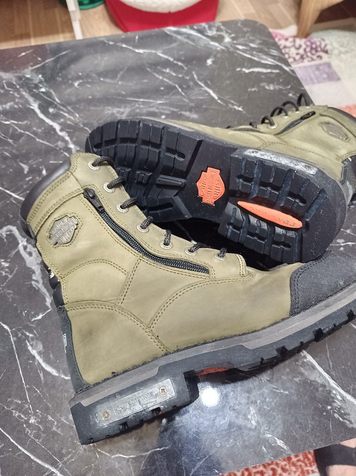 Harley Davidson Orjinal sığır derisi bottur - Görsel 5