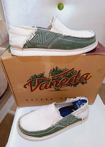 Vaneda Yeşil Baskılı Erkek Günlük Ayakkabı - Görsel 5