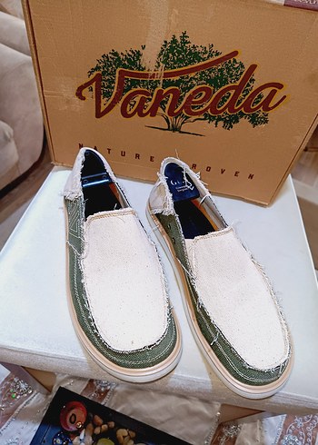 Vaneda Yeşil Baskılı Erkek Günlük Ayakkabı - Görsel 6