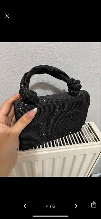 Zara taşlı çanta