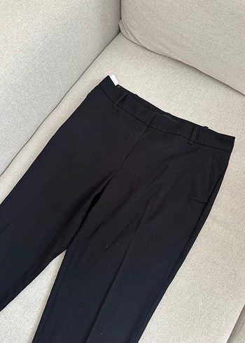 s Beden Siyah Kumaş Kadın Pantolon - Ofis Şıklığı