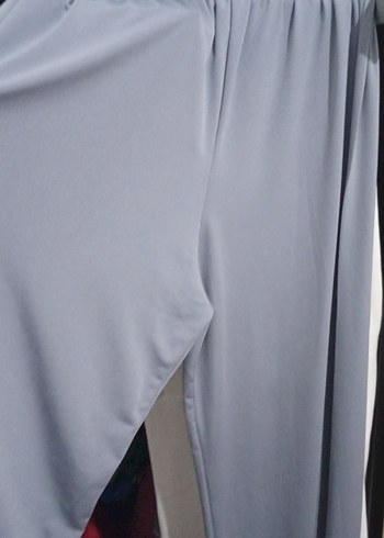 Gri straplez kumaş takım - Görsel 2