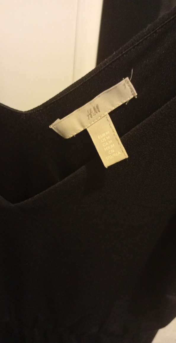 hm uzun ip askılı elbise - Görsel 2