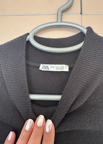 Siyah Kısa Kollu Midi Elbise - Görsel 2