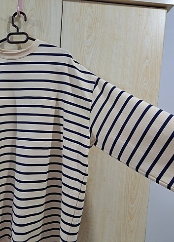 Manuka çizgili sweatshirt