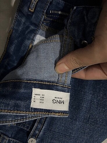 38 Beden mavi Renk Mango jeans