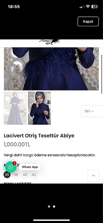 Diğer Saten Şık Elbise