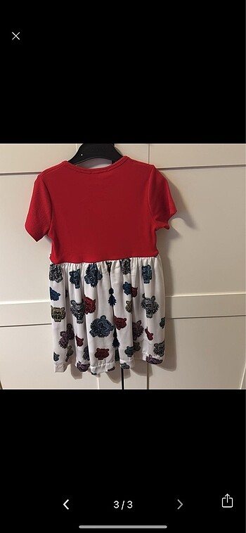 7 Yaş Beden Kenzo Kız çocuk elbise
