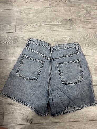 Jean kot şort - Görsel 2