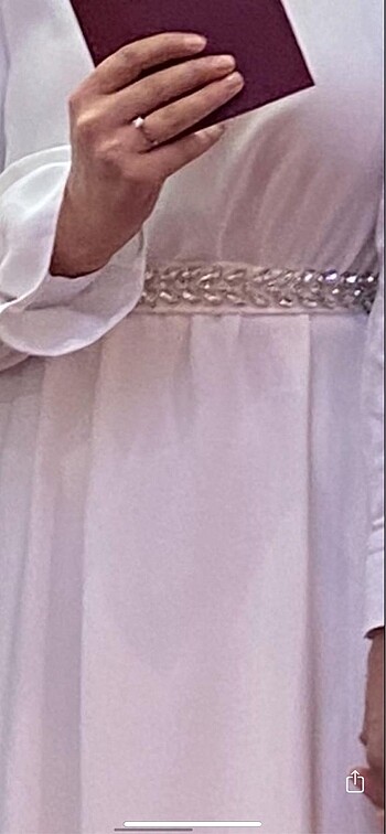 m Beden beyaz Renk Nikah elbisesi
