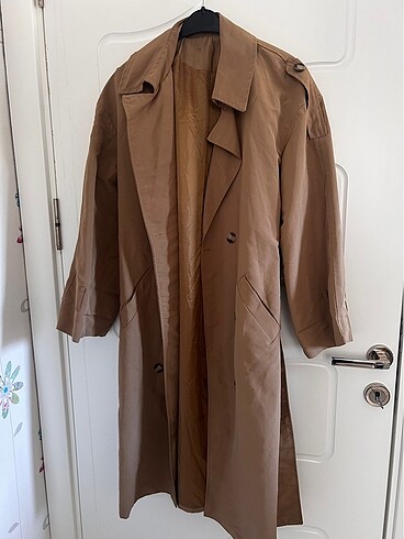 m Beden camel Renk Oversize trençkot