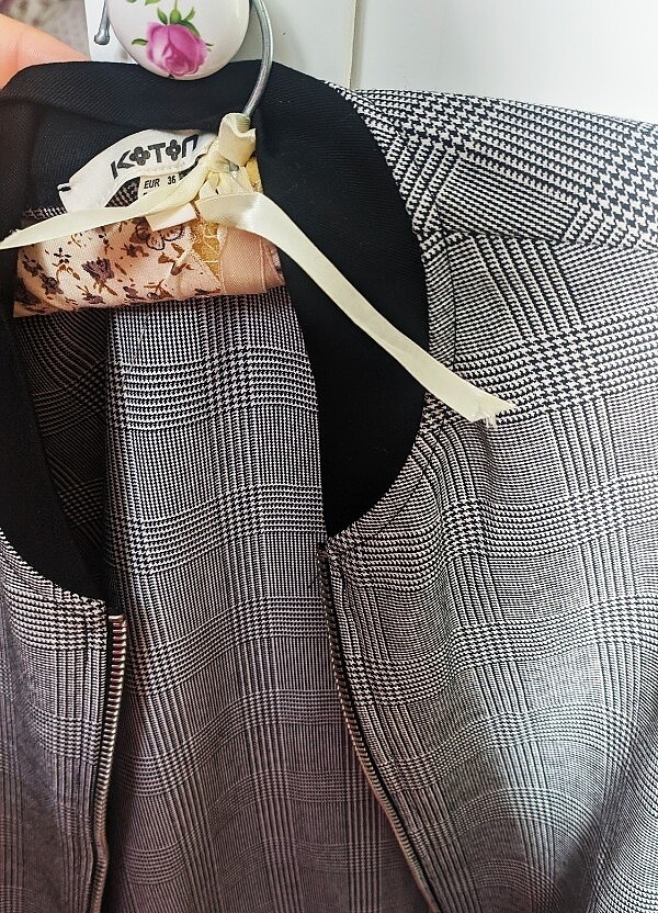 Çizgili Koton ceket - Görsel 2