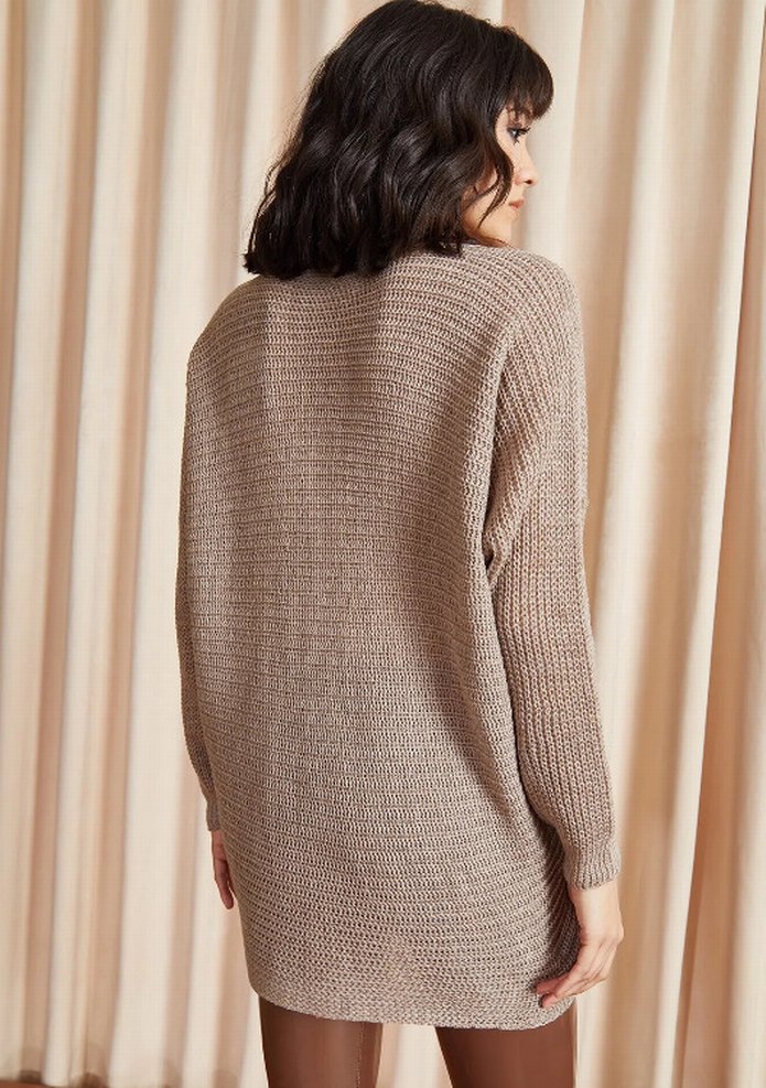 Olalook Vizon Selanik Salaş Triko Tunik/Kazak - Görsel 2