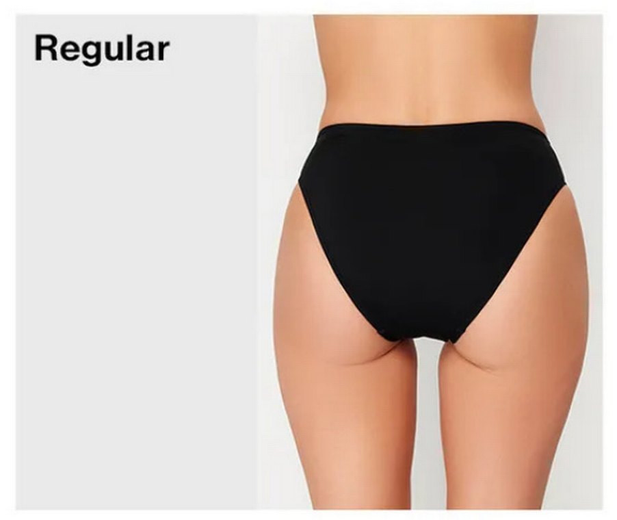 Bordo Düşük Bel Bikini Altı Regular - Görsel 4