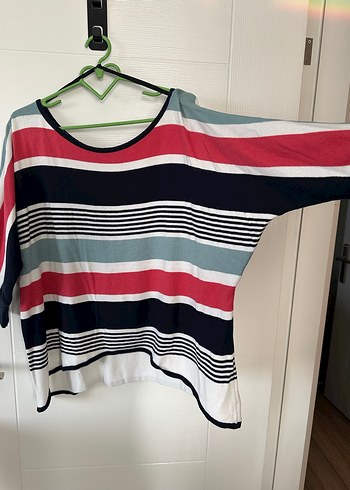 Faruk Ekin Çok Renkli Triko Tunik - Görsel 2