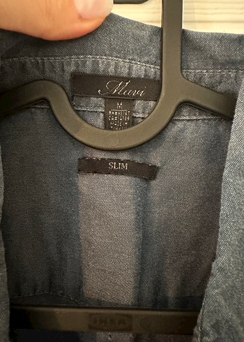Mavi Jeans Kot/Denim Slim Fit Gömlek - Görsel 3